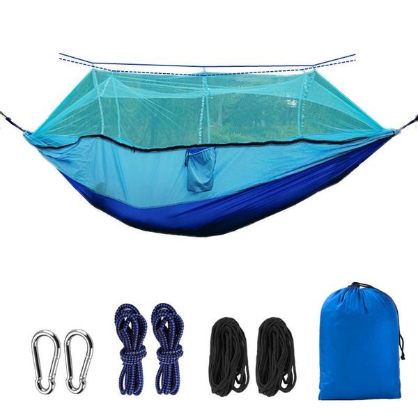 person portable outdoor mosquito net 260x150cm parachute hammock camping hanging sleeping bed swing double chair camp furniture
person portable outdoor mosquito net 260x150cm parachute hammock camping hanging sleeping bed swing double chair camp furniture