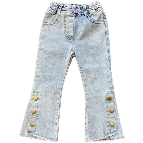 jeans baby girls bell bottom spring autumn kids flare pants solid color trousers elastic denim fall children's fashion, Blue
jeans baby girls bell bottom spring autumn kids flare pants solid color trousers elastic denim fall children's fashion, Blue