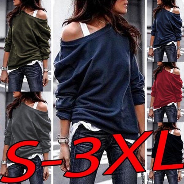 women's sweaters fashion autumn women long-sleeve sweater pullover loose solid jumper ladies casual fall basic elasticity oversized top, White;black
women's sweaters fashion autumn women long-sleeve sweater pullover loose solid jumper ladies casual fall basic elasticity oversized top, White;black