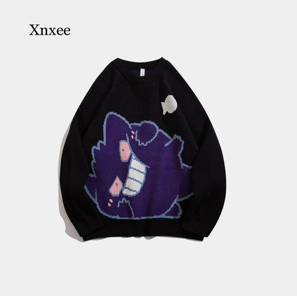 men's sweaters o neck sweater men streetwear harajuku hip hop cartoon fashion anime pullover women oversize casual couple male clothes, White;black
men's sweaters o neck sweater men streetwear harajuku hip hop cartoon fashion anime pullover women oversize casual couple male clothes, White;black