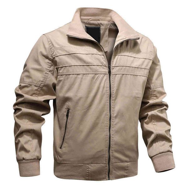 2021 khaki men spring autumn cotton windbreaker pilot army coat men's bomber jackets cargo flight jacket male clothes 4xl, Black;brown
2021 khaki men spring autumn cotton windbreaker pilot army coat men's bomber jackets cargo flight jacket male clothes 4xl, Black;brown
