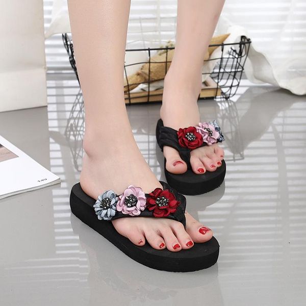 flip flops women's fashion handmade flowers diy summer korean casual slippers beach sandals wnh-1733-11, Black
flip flops women's fashion handmade flowers diy summer korean casual slippers beach sandals wnh-1733-11, Black