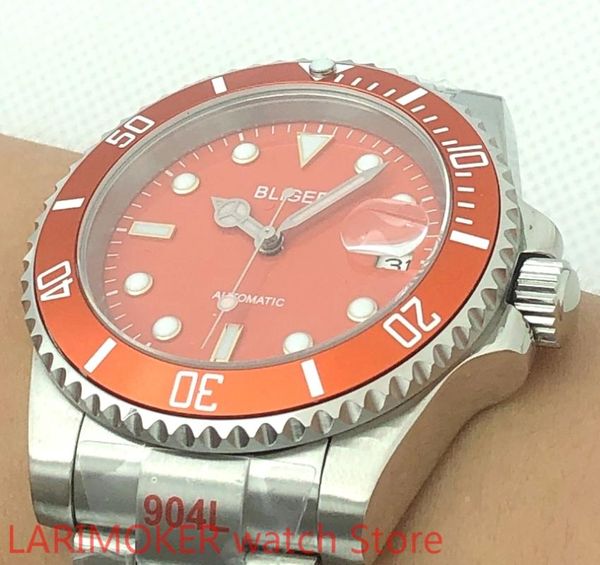wristwatches sapphire glass ceramic bezel orange dial super bright automatic winding fashion domineering men's watch luminous, Slivery;brown
wristwatches sapphire glass ceramic bezel orange dial super bright automatic winding fashion domineering men's watch luminous, Slivery;brown