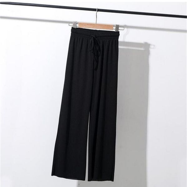 ice silk women pants wide-leg female summer drape loose and versatile high-waist elastic thin straight-leg 211115, Black;white
ice silk women pants wide-leg female summer drape loose and versatile high-waist elastic thin straight-leg 211115, Black;white