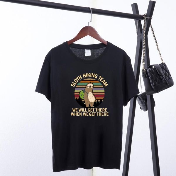 women's t-shirt sloth hiking team printed t-shirts women summer cotton graphic tees loose aesthetic clothes anime round neck for 2021, White
women's t-shirt sloth hiking team printed t-shirts women summer cotton graphic tees loose aesthetic clothes anime round neck for 2021, White