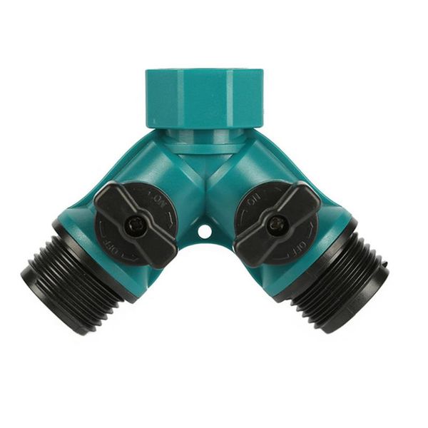1pcs 3/4 inch 2 way tap water splitter garden irrigation valve hose pipe quick connector adapter watering equipments
1pcs 3/4 inch 2 way tap water splitter garden irrigation valve hose pipe quick connector adapter watering equipments