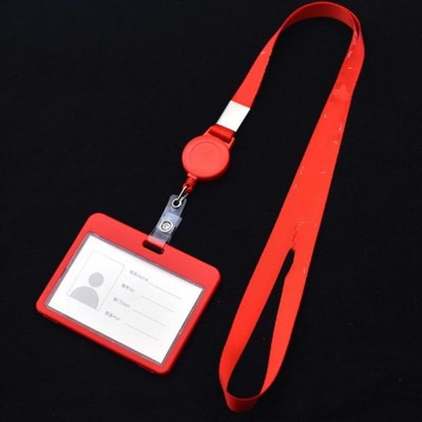 card holders solid color plastic work holder with lanyard badge reel employee's pass access case retractable, Brown;gray
card holders solid color plastic work holder with lanyard badge reel employee's pass access case retractable, Brown;gray