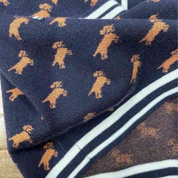 tb jacquard dog pattern knitted wool crew neck temperament commuter cotton cardigan women's sweater1, Black
tb jacquard dog pattern knitted wool crew neck temperament commuter cotton cardigan women's sweater1, Black