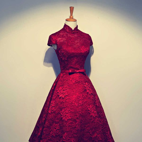 luxury party evening dress toast short bride 2021 lace slim wedding banquet long red, Black;gray
luxury party evening dress toast short bride 2021 lace slim wedding banquet long red, Black;gray