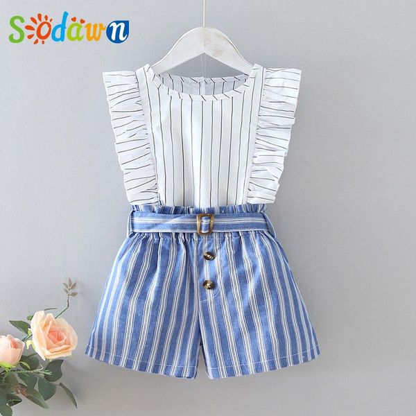 clothing sets sodawn summer korean edition fashion striped + high-waisted shorts set, White
clothing sets sodawn summer korean edition fashion striped + high-waisted shorts set, White