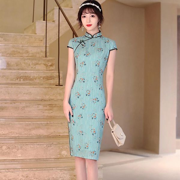 chinese style flower printed rayon qipao short sleeve satin mandarin collar cheongsam oriental dress for women ethnic clothing, Red
chinese style flower printed rayon qipao short sleeve satin mandarin collar cheongsam oriental dress for women ethnic clothing, Red