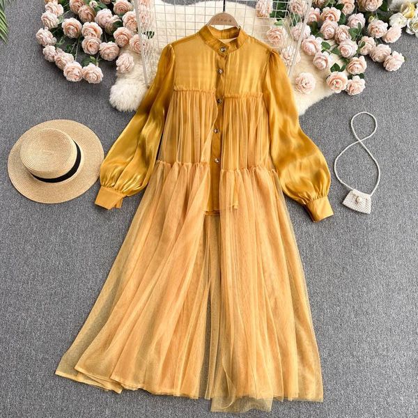 women's blouses & shirts europe ins shirt female design mesh yarn stitching flow light texture chiffon autumn dress girl casual long sl, White
women's blouses & shirts europe ins shirt female design mesh yarn stitching flow light texture chiffon autumn dress girl casual long sl, White