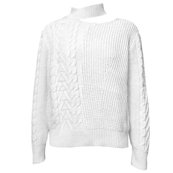 women's sweaters women long sleeve turtleneck sweater irregular off shoulder knit jumper top, White;black
women's sweaters women long sleeve turtleneck sweater irregular off shoulder knit jumper top, White;black