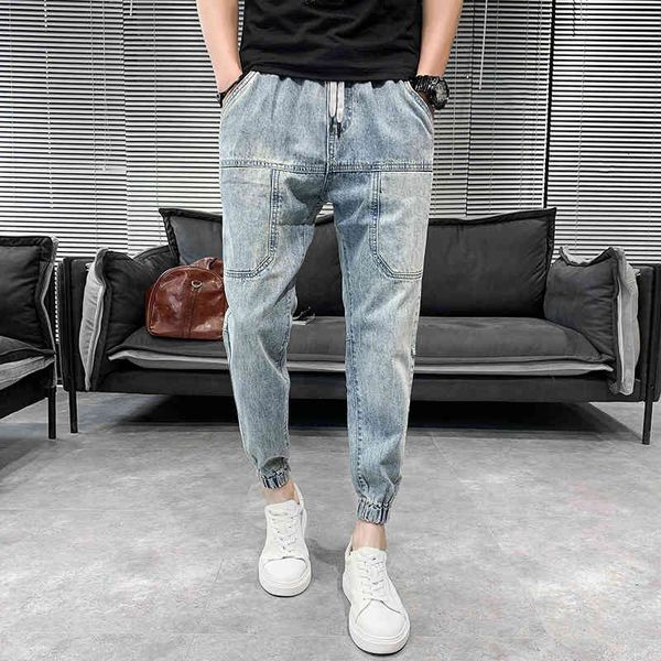jeans 2021 summer brem of fine korean men thin fitting denihare pants all games streetwear casual jean corridors for men's clothes 34 u, Blue
jeans 2021 summer brem of fine korean men thin fitting denihare pants all games streetwear casual jean corridors for men's clothes 34 u, Blue