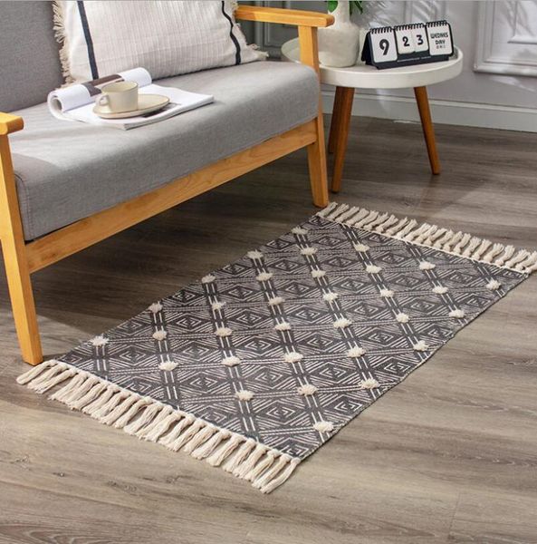 carpets retro bohemian hand woven cotton linen carpet tassel rug geometric floor mat bedroom tapestry decorative blanket area
carpets retro bohemian hand woven cotton linen carpet tassel rug geometric floor mat bedroom tapestry decorative blanket area
