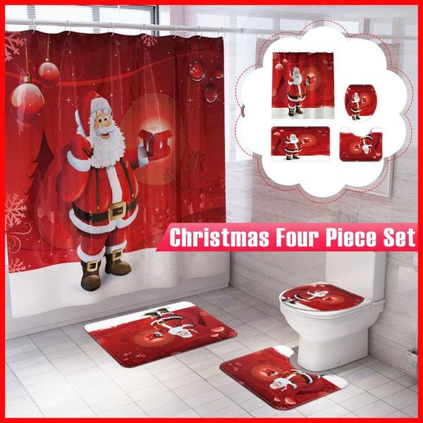 shower curtains merry christmas bathroom set snowman santa claus elk pattern waterproof curtain toilet cover mat non slip rug home decor
shower curtains merry christmas bathroom set snowman santa claus elk pattern waterproof curtain toilet cover mat non slip rug home decor