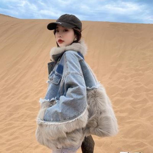 women's fur & faux women coat autumn winter female fluffy warm plush jackets ladies fashion long sleeve lapel coats outerwear a117, Black
women's fur & faux women coat autumn winter female fluffy warm plush jackets ladies fashion long sleeve lapel coats outerwear a117, Black