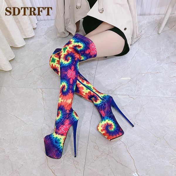 boots sdtrft pole dancing 20cm thin heels stiletto over the knee long platform women pumps ladies elastic fabric side zip shoes, Black
boots sdtrft pole dancing 20cm thin heels stiletto over the knee long platform women pumps ladies elastic fabric side zip shoes, Black