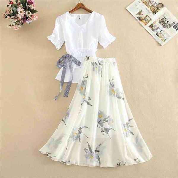 womens shirt long dress two piece suit summer foreign style high waist a-line skirts sets korean fashion school casual clothes, Gray
womens shirt long dress two piece suit summer foreign style high waist a-line skirts sets korean fashion school casual clothes, Gray