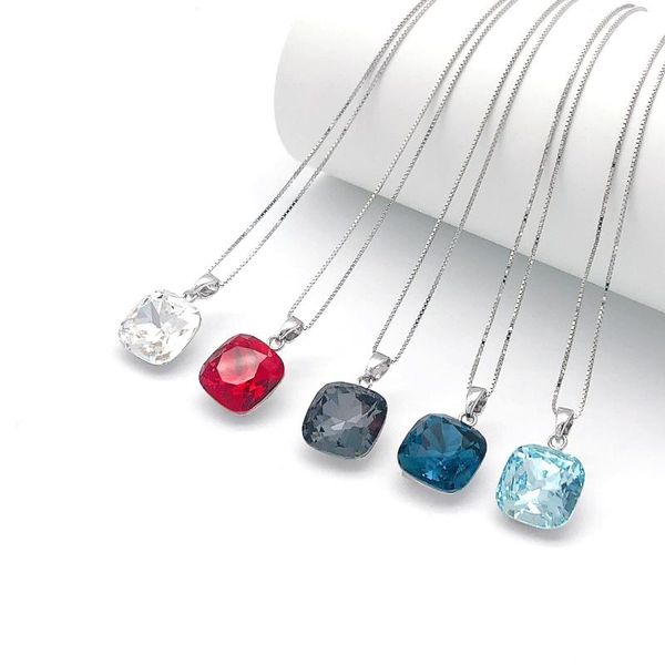 pendant necklaces geometric made with austrian crystal necklace for women fashion square design wedding jewelry mom girl gift, Silver
pendant necklaces geometric made with austrian crystal necklace for women fashion square design wedding jewelry mom girl gift, Silver