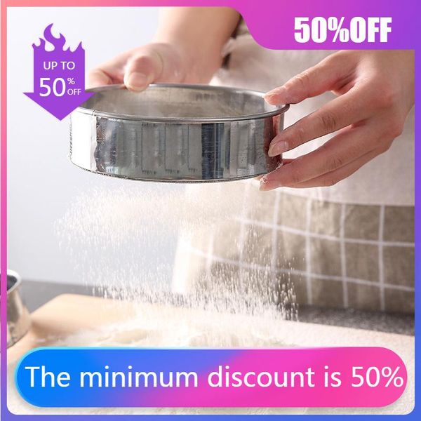 baking & pastry tools wholesale 15cm stainless steel round ultra-fine flour sifter powdered sugar filter chinese powder sieve 201
baking & pastry tools wholesale 15cm stainless steel round ultra-fine flour sifter powdered sugar filter chinese powder sieve 201