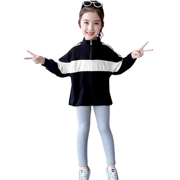 clothes for girls patchwork clothing letter sweatshirt + leggings sets spring children's tracksuits 210528, White
clothes for girls patchwork clothing letter sweatshirt + leggings sets spring children's tracksuits 210528, White