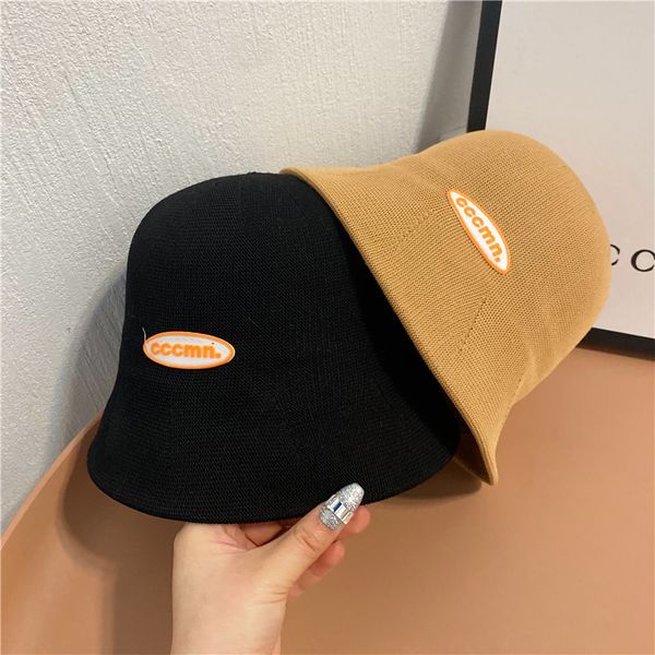 lettered label milk silk knitted bucket hat summer women's face covering sunscreen basin simple fisherman's hat, Yellow
lettered label milk silk knitted bucket hat summer women's face covering sunscreen basin simple fisherman's hat, Yellow