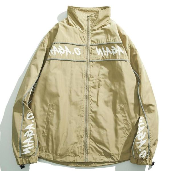 men's jackets letter printed men stand jacket 2021 autumn fashion casual streetwear loose harajuku hip hop cargo male coats, Black;brown
men's jackets letter printed men stand jacket 2021 autumn fashion casual streetwear loose harajuku hip hop cargo male coats, Black;brown