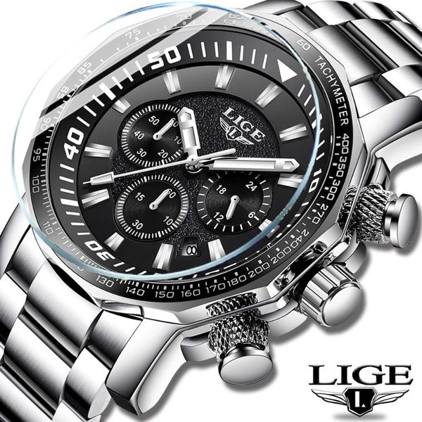 wristwatches 2021 lige mens watches full steel watch male military sport waterproof men quartz clock relogio masculino, Slivery;brown
wristwatches 2021 lige mens watches full steel watch male military sport waterproof men quartz clock relogio masculino, Slivery;brown