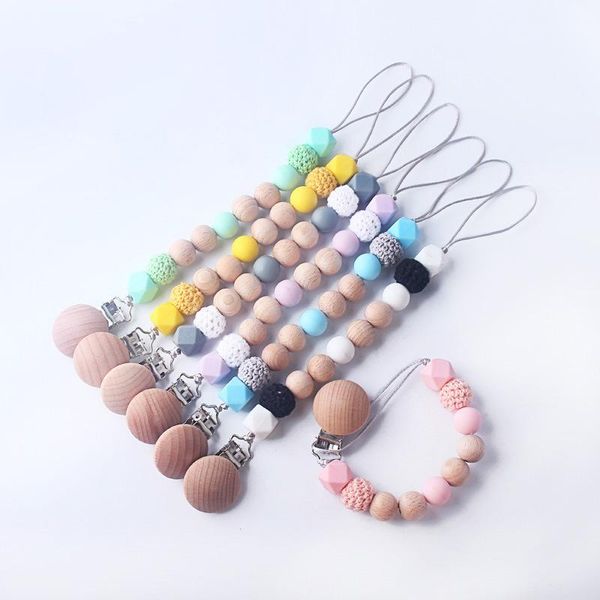 pacifiers# cute pacifier clip soother chains baby teething toy safe silicone beech wood beads clips dummy accesories
pacifiers# cute pacifier clip soother chains baby teething toy safe silicone beech wood beads clips dummy accesories