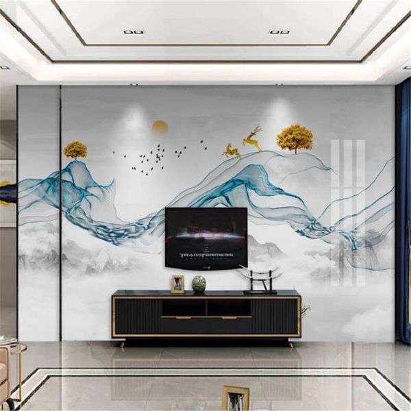 wallpapers milofi custom large personality wallpaper mural blue chinese style hand-painted abstract lines landscape zen background wall
wallpapers milofi custom large personality wallpaper mural blue chinese style hand-painted abstract lines landscape zen background wall