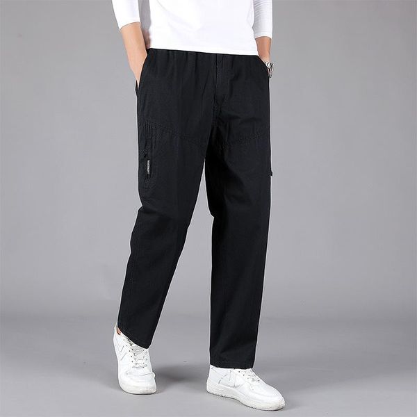 men's pants cargo trousers outwear army straight slacks brand clothing plus size multi pockets casual long, Black
men's pants cargo trousers outwear army straight slacks brand clothing plus size multi pockets casual long, Black
