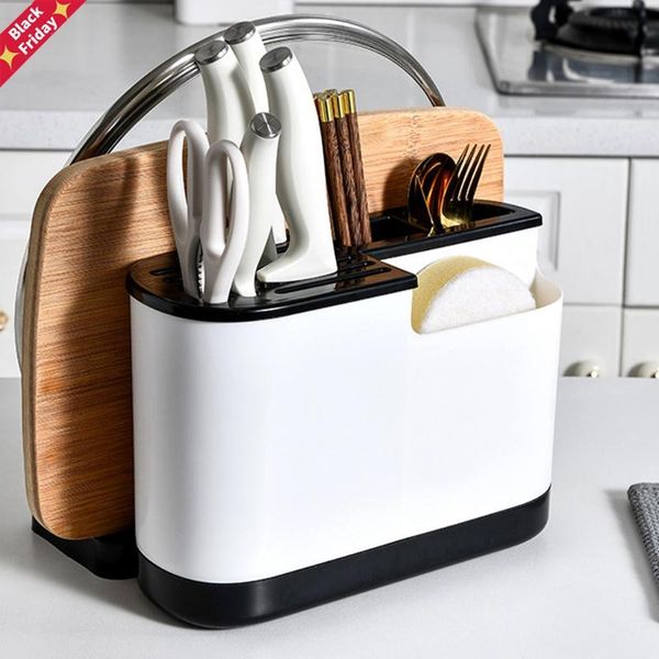 kitchen utensil holder plastic knife block drainboard tableware cutting board storage rack shelf organizer & organization
kitchen utensil holder plastic knife block drainboard tableware cutting board storage rack shelf organizer & organization