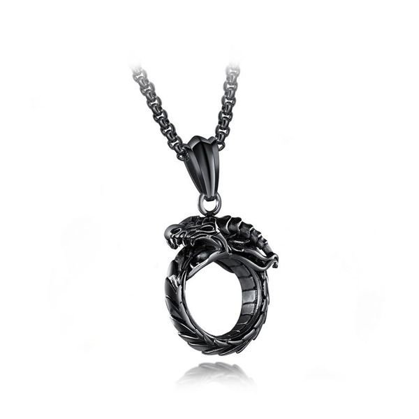 pendant necklaces ouroboros gold/black/siver colors snake necklace fashion classic titanium steel men's sweater jewelry nl006, Silver
pendant necklaces ouroboros gold/black/siver colors snake necklace fashion classic titanium steel men's sweater jewelry nl006, Silver