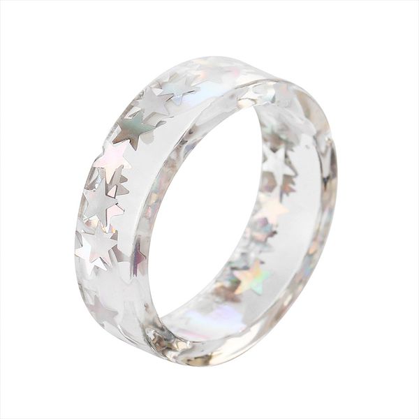 acrylic clear handmade ring finger star sequin decor resin ring novelty creative engagement ring transparent jewelry rings, Silver
acrylic clear handmade ring finger star sequin decor resin ring novelty creative engagement ring transparent jewelry rings, Silver