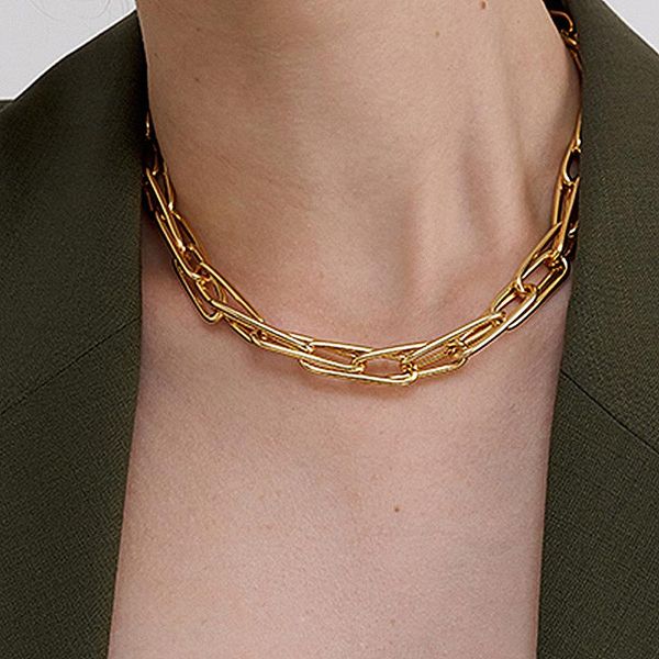 chains female plain ring clavicle retro simple wild hip hop personality stacked metal chain necklace party banquet jewelry for women, Silver
chains female plain ring clavicle retro simple wild hip hop personality stacked metal chain necklace party banquet jewelry for women, Silver