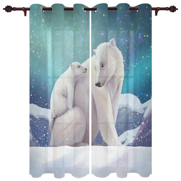luxury modern window curtains polar bear snow aurora bedroom living room dining decoration translucent beautiful curtain & drapes
luxury modern window curtains polar bear snow aurora bedroom living room dining decoration translucent beautiful curtain & drapes