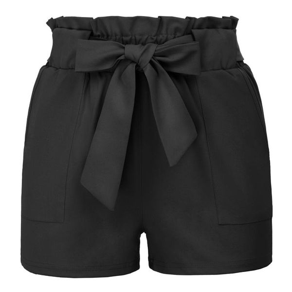 ladies womens short pants trousers pockets summer elastic waist holiday shorts women's, White;black
ladies womens short pants trousers pockets summer elastic waist holiday shorts women's, White;black