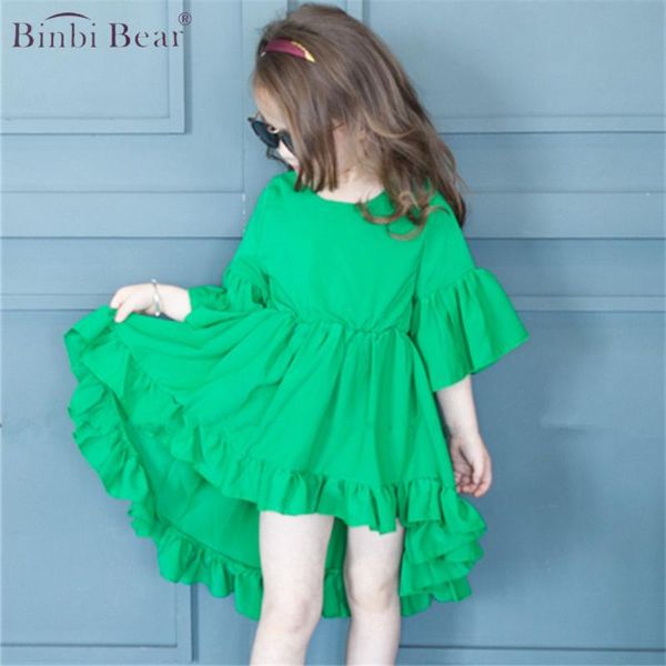 girl's dresses girls summer 2021 dress children's front short back long round neck ruffle sleeve vestidos for kids clothes sukienk, Red;yellow
girl's dresses girls summer 2021 dress children's front short back long round neck ruffle sleeve vestidos for kids clothes sukienk, Red;yellow