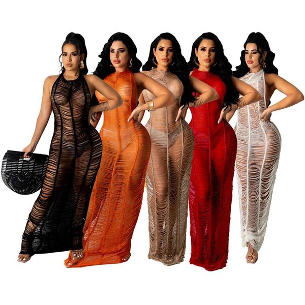 summer 2021 hollow out crochet knitted beach dress open back sleeveless see through maxi holiday party wear women's swimwear, White;black
summer 2021 hollow out crochet knitted beach dress open back sleeveless see through maxi holiday party wear women's swimwear, White;black