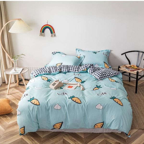 bedding sets duvet cover set 3/4 pieces carrots clouds pattern blue bedclothes include bed sheet pillowcase comforter for kids oceania
bedding sets duvet cover set 3/4 pieces carrots clouds pattern blue bedclothes include bed sheet pillowcase comforter for kids oceania