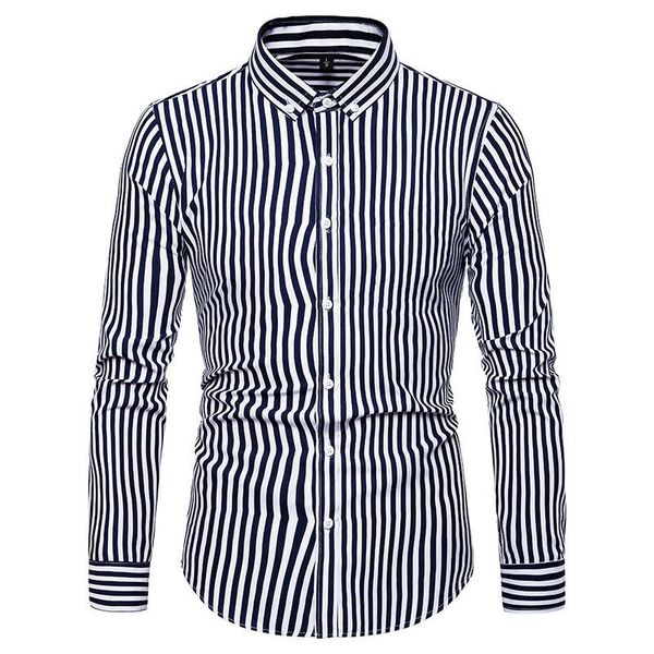 men's casual shirts 2021 spring and summer thin lapel long-sleeved shirt striped polyester cardigan -5xl, White;black
men's casual shirts 2021 spring and summer thin lapel long-sleeved shirt striped polyester cardigan -5xl, White;black