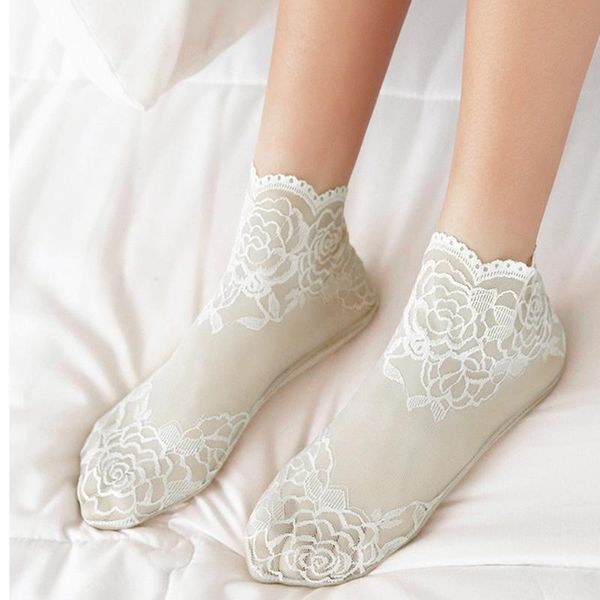 socks & hosiery fashion lace summer women solid color antiskid non-slip invisible liner female elastic comfy thin breathable ankle sock, Black;white
socks & hosiery fashion lace summer women solid color antiskid non-slip invisible liner female elastic comfy thin breathable ankle sock, Black;white