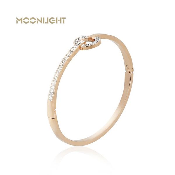 fashion jewelry bracelets for women classic style zircon bangles female gift stainless steel charm bracelet bangle, Black
fashion jewelry bracelets for women classic style zircon bangles female gift stainless steel charm bracelet bangle, Black