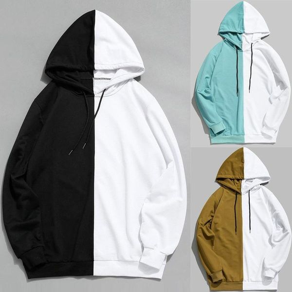 men's hoodies & sweatshirts hip-hop sweatshirt hoodie streetwear harajuku pullover spring fashion color matching plus size men clothing, Black
men's hoodies & sweatshirts hip-hop sweatshirt hoodie streetwear harajuku pullover spring fashion color matching plus size men clothing, Black