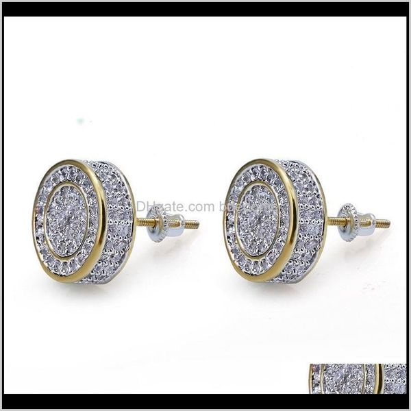 drop delivery 2021 mens hip hop stud earrings jewelry fashion gold round zircon iced out earring for men b3ntc, Golden;silver
drop delivery 2021 mens hip hop stud earrings jewelry fashion gold round zircon iced out earring for men b3ntc, Golden;silver
