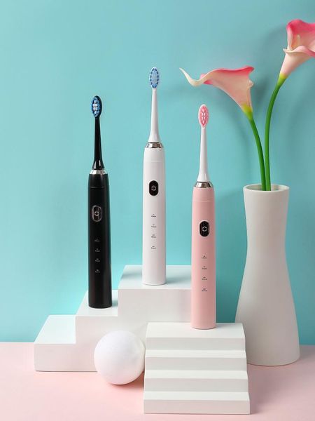 smart electric toothbrush with 3 brushing modes for daily teeth clean oral healthy care three color option automatic
smart electric toothbrush with 3 brushing modes for daily teeth clean oral healthy care three color option automatic