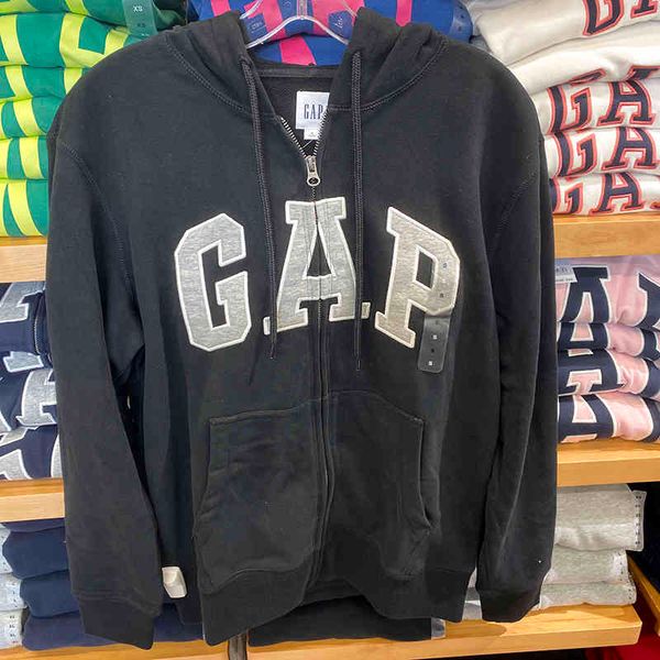 brand hoodie gap men's spring and autumn leisure letter loose zipper terry sweater jacket, Black
brand hoodie gap men's spring and autumn leisure letter loose zipper terry sweater jacket, Black