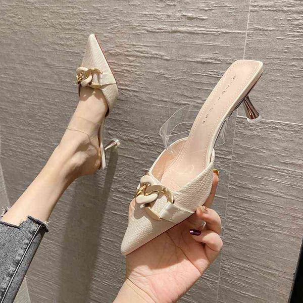 dress shoes high heels 68302 pointed high-heeled shoes with one foot on baotou half slipper's thin heels wear sandals, Black
dress shoes high heels 68302 pointed high-heeled shoes with one foot on baotou half slipper's thin heels wear sandals, Black