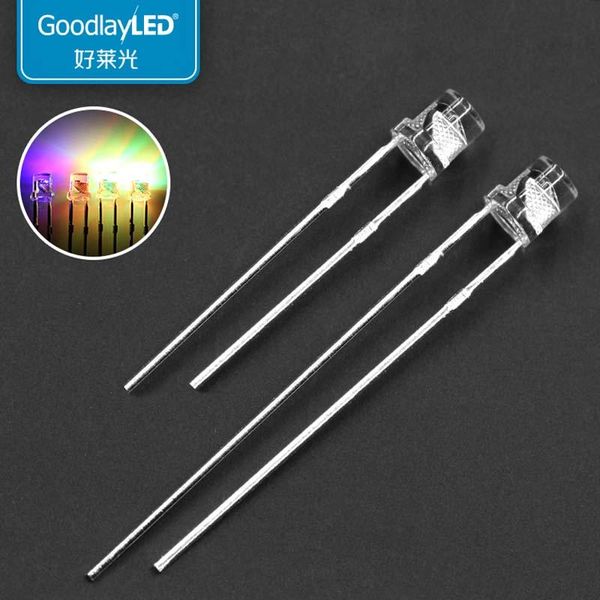 strips 1000pcs 3mm flat head transparent seven color fast flash slow direct plug-in led lamp beads
strips 1000pcs 3mm flat head transparent seven color fast flash slow direct plug-in led lamp beads